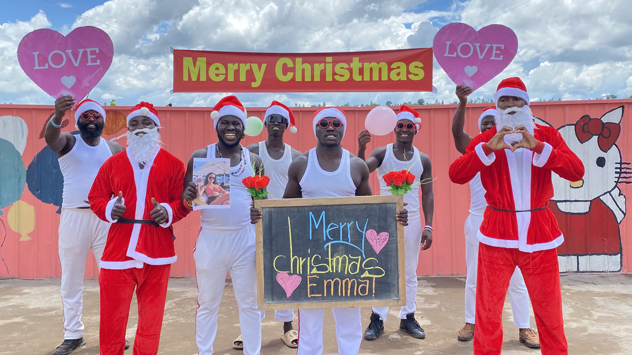 Das African Fitness Team - weißes Oberteil