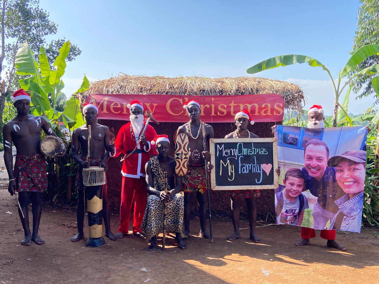 Afrikanisches Leoparden-Team: Maßgeschneiderter Übergröße-Foto