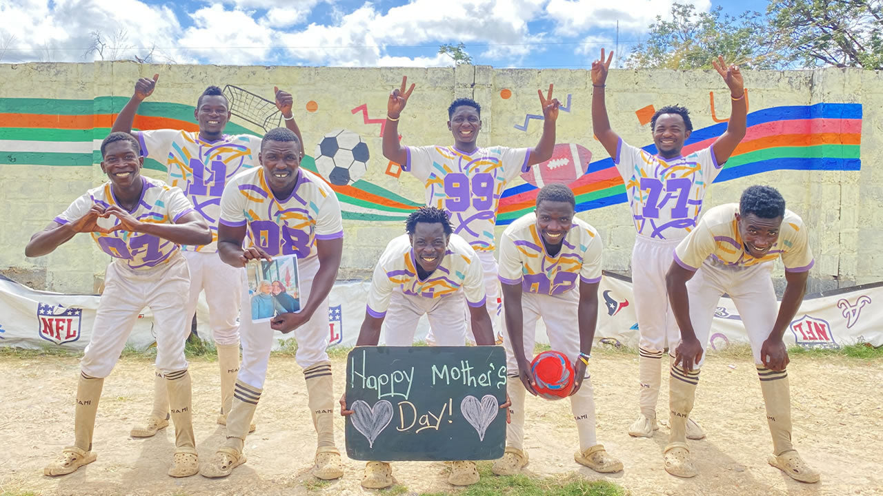Afrikanische Fußballband