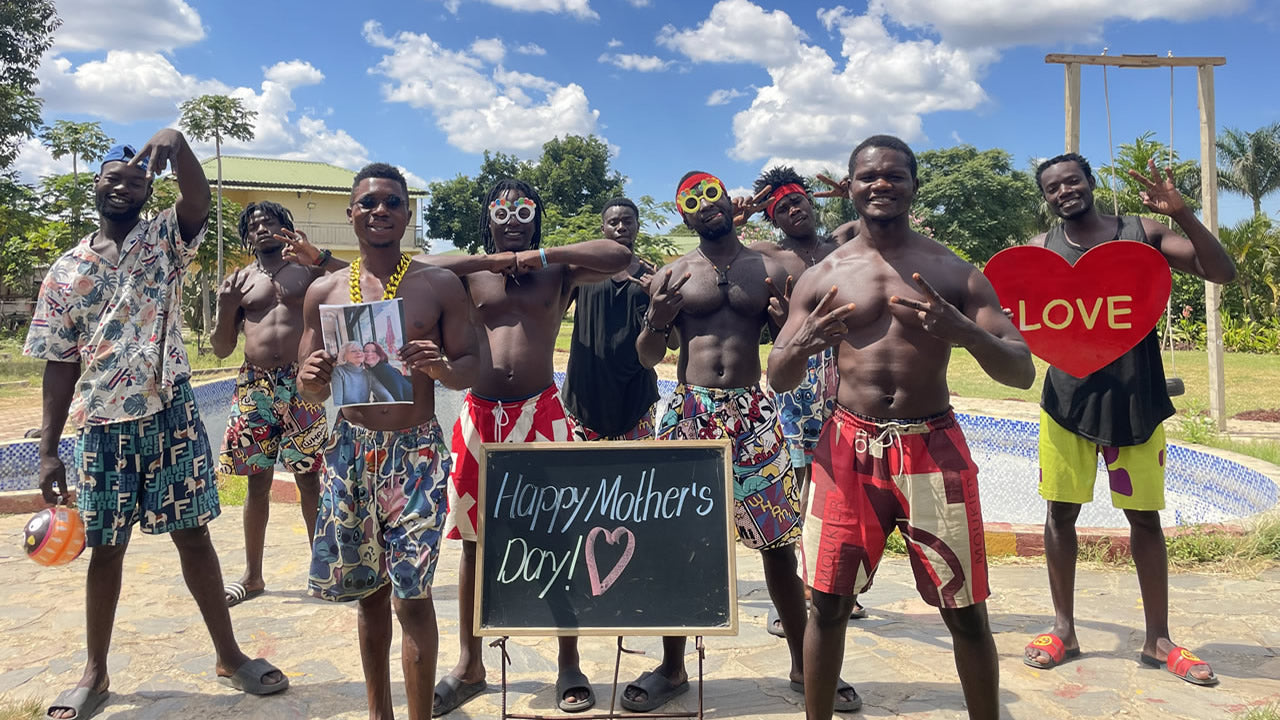 Die afrikanische Strandmannschaft