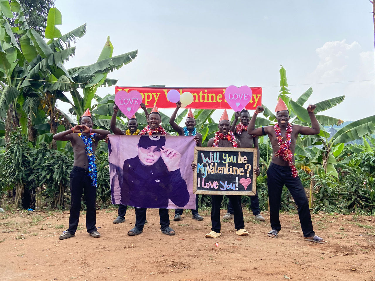 Das African Fitness Team - Schwarze Hose: Maßgeschneiderter Übergröße-Foto