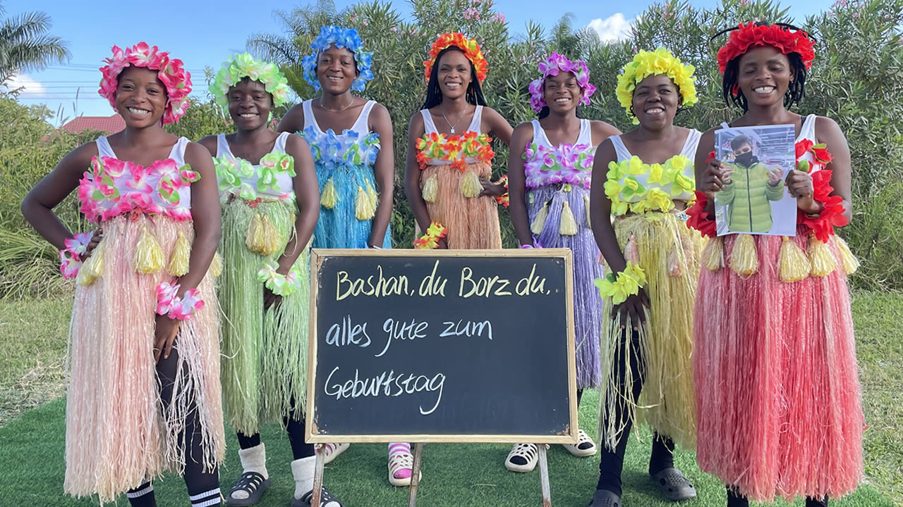 Afrikanische Grasrock-Team