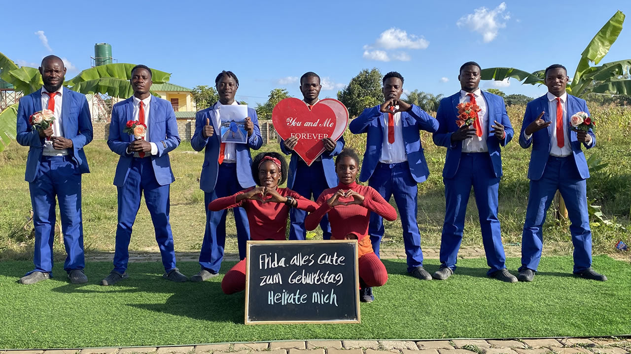 Afrikanisches Gentleman-Team
