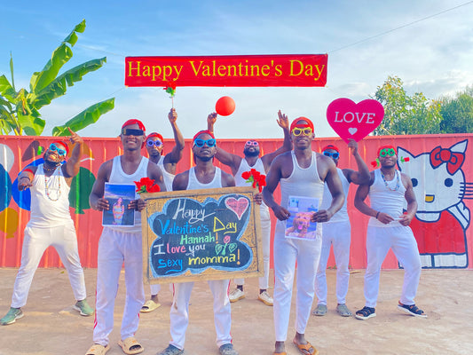 Das African Fitness Team - weißes Oberteil