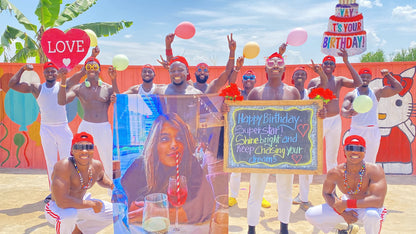 Das African Fitness Team - PLUS: Maßgeschneiderter Übergröße-Foto