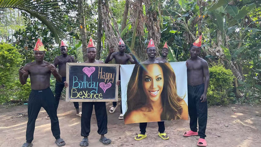 Das African Fitness Team - Schwarze Hose: Maßgeschneiderter Übergröße-Foto