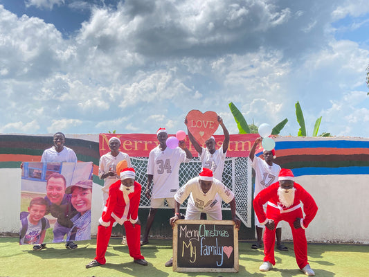 afrikanische Rugby-Band: Maßgeschneiderter Übergröße-Foto