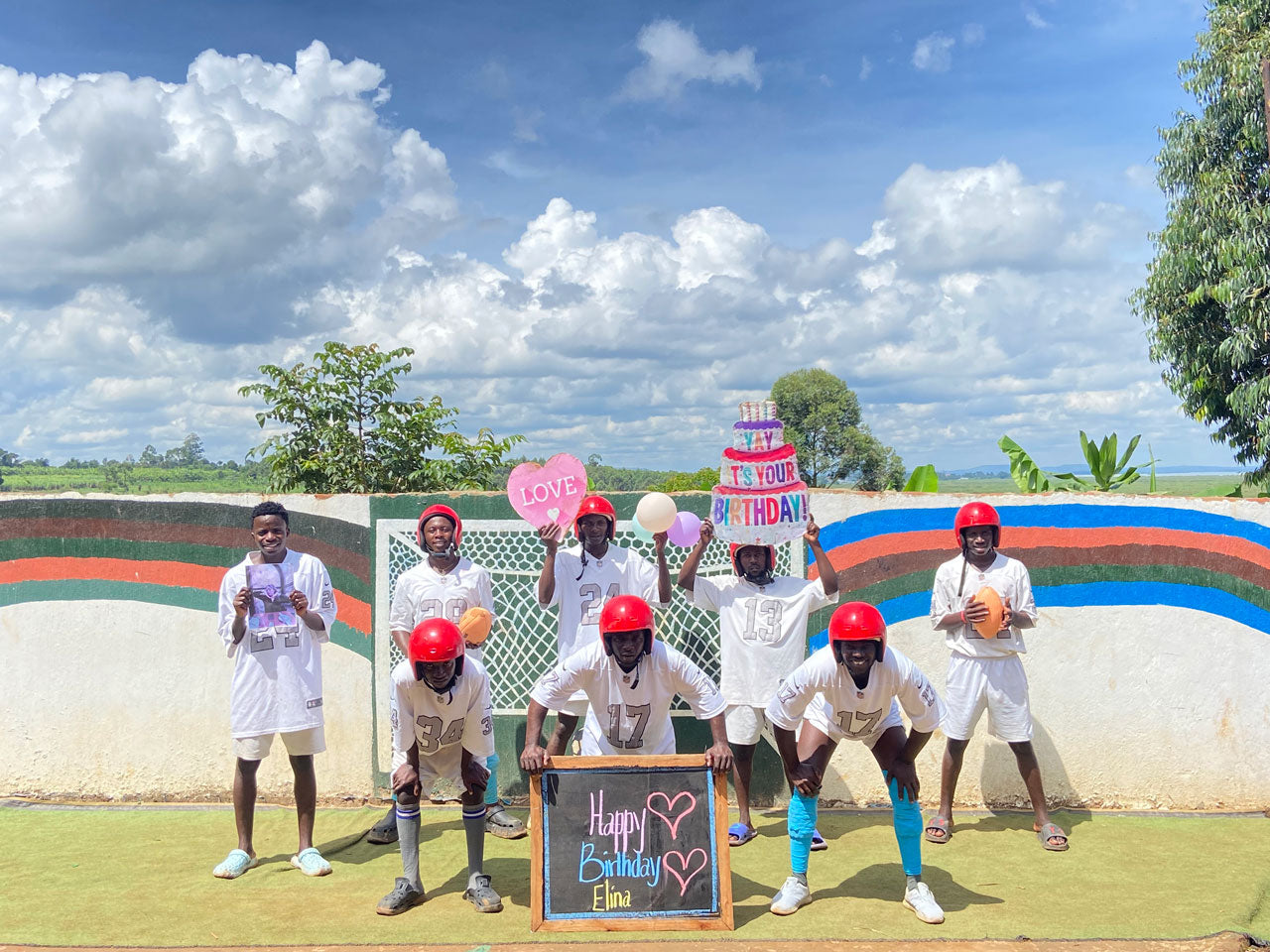 afrikanische Rugby-Band