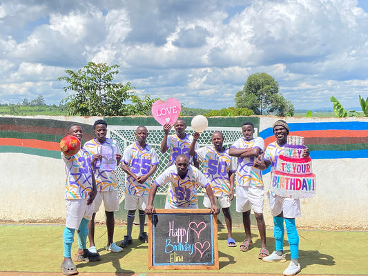 Afrikanische Fußballband