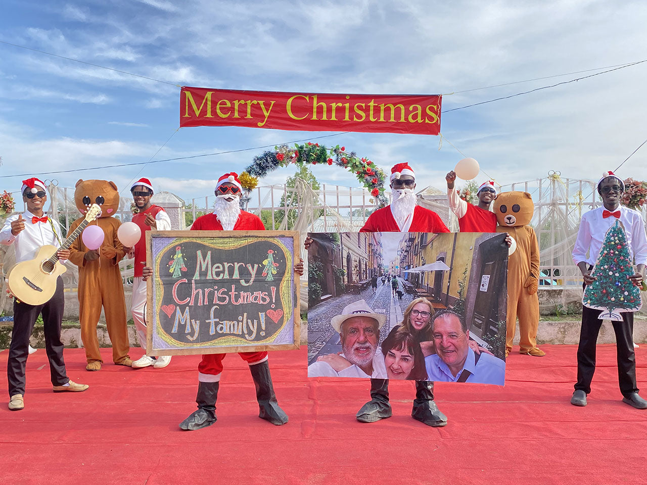 Die Afrikanische Band: Maßgeschneiderter Übergröße-Foto