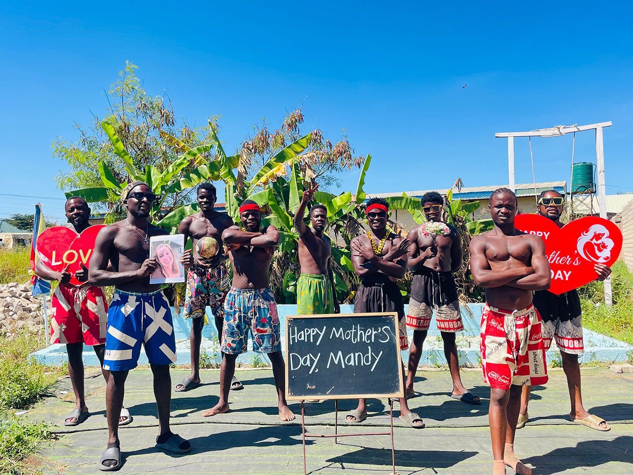 Die afrikanische Strandmannschaft