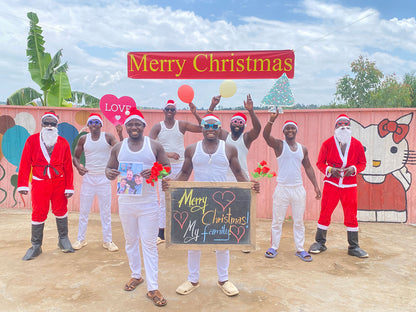 Das African Fitness Team - weißes Oberteil