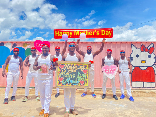 Das African Fitness Team - weißes Oberteil