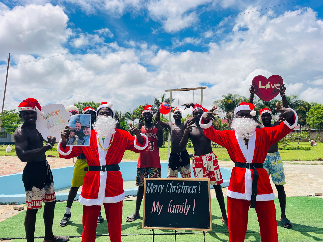 Die afrikanische Strandmannschaft