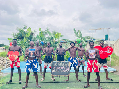Die afrikanische Strandmannschaft