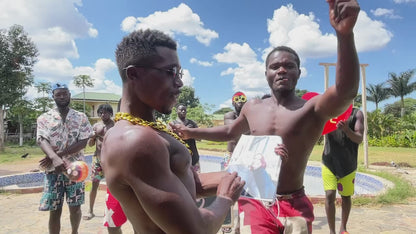 Die afrikanische Strandmannschaft
