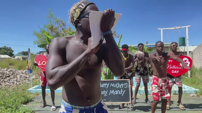 Die afrikanische Strandmannschaft
