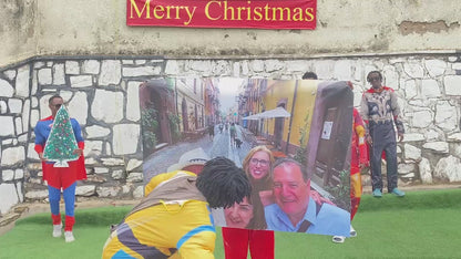 Afrikanische Anime Team: Maßgeschneiderter Übergröße-Foto