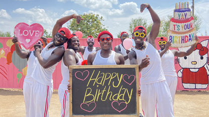 Das African Fitness Team - weißes Oberteil