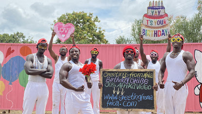 Das African Fitness Team - weißes Oberteil