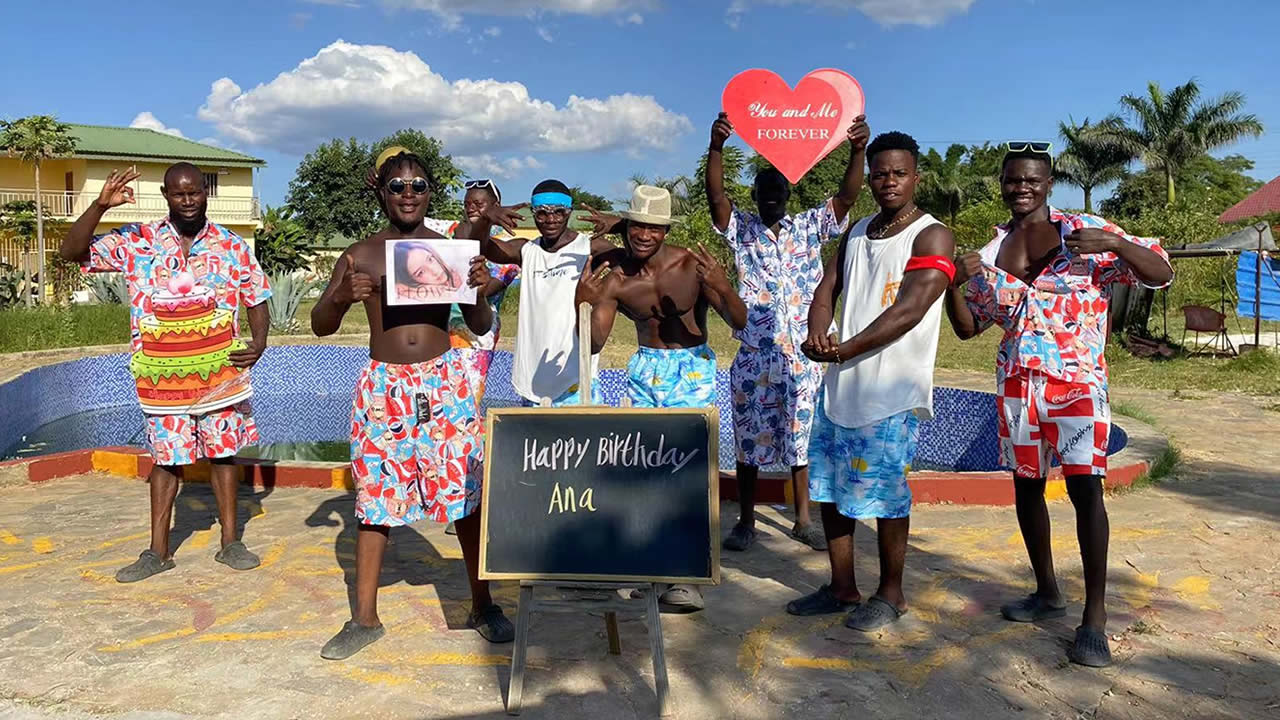 Die afrikanische Strandmannschaft